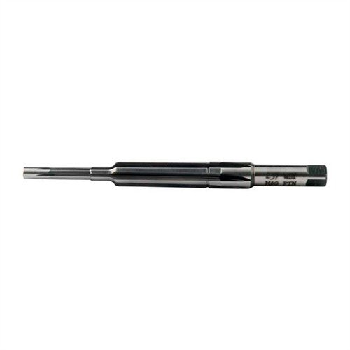 .257 Weatherby Finish Reamer by Manson Precision offers superb accuracy, integral throater, solid pilots, and is crafted from durable M7 steel for precise chambering.