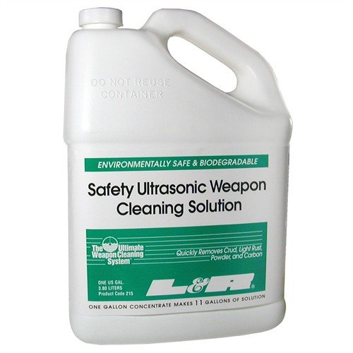 L&R MFG's Non-Ammoniated Gun Cleaning Solution features a powerful solvent surfactant, making 10 gallons of biodegradable, odorless, and non-toxic cleaner.