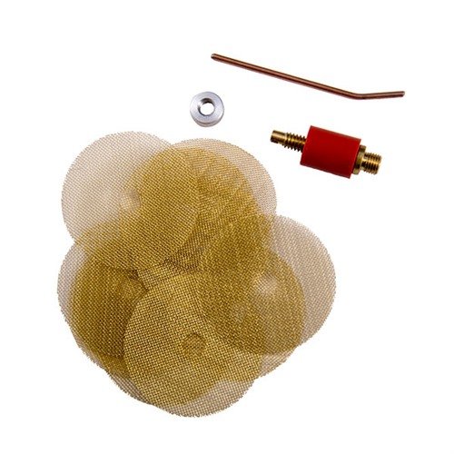 Effortlessly remove tough lead and wad fouling from rifles and shotguns with the Brownells Lewis Lead Remover, featuring brass patches that protect your bore.