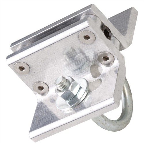 Achieve professional-grade caliber markings with the LA Bounty Steel Stamp Guide, featuring adjustable character spacing and clear visibility for precise alignment.