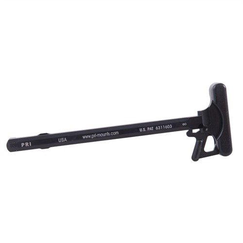 The Precision Reflex Gas Buster Charging Handle deflects gas blowback, features robust 7075 T6 aluminum, and comes in three configurations for reliable operation.