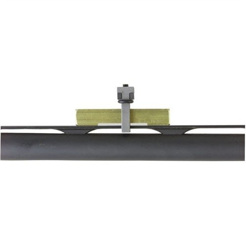 Quickly straighten dented shotgun vent ribs with MURRAYS VENT RIB TOOL; easy to attach, non-marking brass bridge, and self-adjusting steel jaws for efficient use.