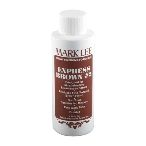 Achieve stunning browns quickly with MARK LEE EXPRESS BROWN #2; no boiling needed, just use a propane torch for a flawless finish. Complete instructions included.