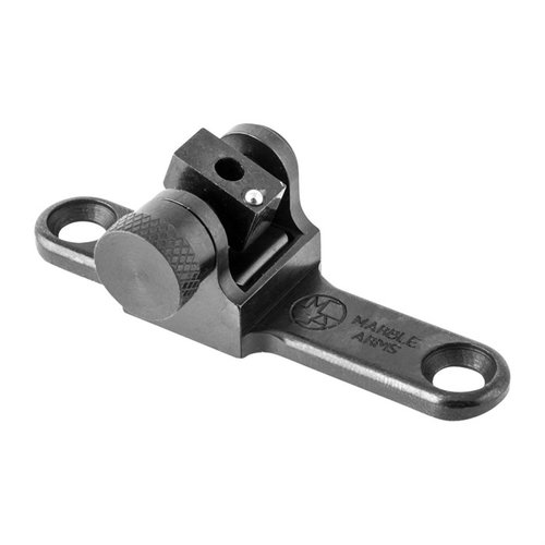 Enhance your shooting accuracy with the Marble Arms Rifle Base for Improved Tang Sight, designed for durability and precision, featuring a sleek .782