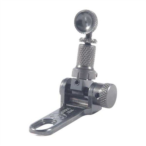 Enhance your Browning 1885 with this adjustable peep sight, offering quick elevation changes, precision CNC machined parts, and classic tang-mounted aesthetics.