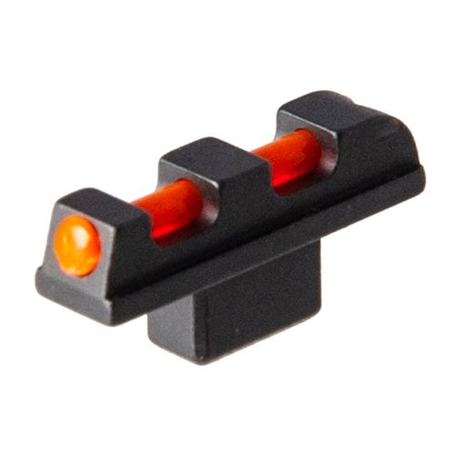 Upgrade your Colt with Marble Arms Cobra/Python Fiber Optic Front Sights for enhanced visibility and accuracy, available in vibrant orange or green.