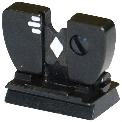 The Marble's Flat-Top No. 69WH sight features a foldable design, strong spring retention, and a reversible notch for versatile shooting options.