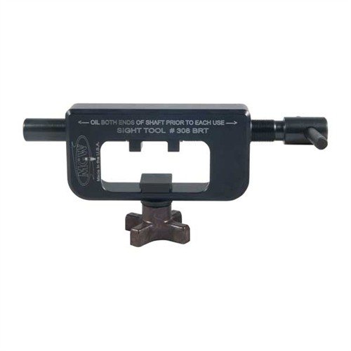 The MGW Semi-Auto Sight Mover safely adjusts, removes, and installs sights without damage, ensuring precision for fragile Tritium night sights and iron sights.
