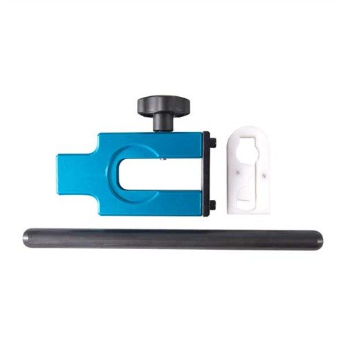 The MGW S&W 'N' Frame Wrench features fitted Delrin inserts for precise fit, preventing frame springing and evenly distributing turning forces.