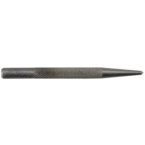 The MAYHEW STEEL Center Punch 222 is expertly crafted from hardened tool steel, ensuring durability and precision for all your gunsmithing needs.