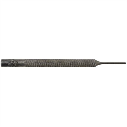 Discover Mayhew Steel Single Pin Punches, crafted from tool steel with a knurled body, ensuring durability and precision for all your gunsmithing needs.