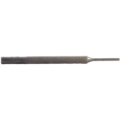 Mayhew Steel Single Pin Punches offer durable tool steel construction and a knurled body for excellent grip, ensuring precision without binding in deep holes.