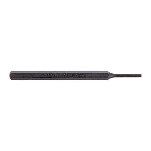 MAYHEW STEEL Single Pin Punches offer durable tool steel construction and a knurled body for a secure grip, ensuring precise performance without binding.