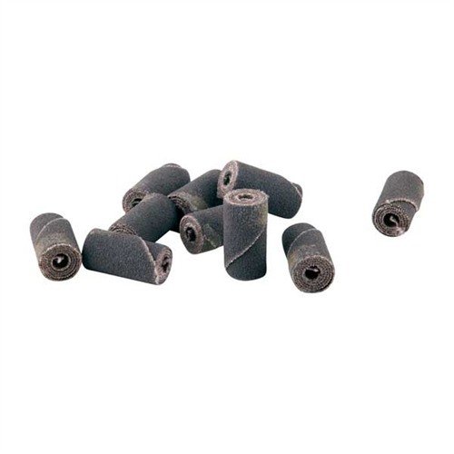Achieve precision shaping in tight spaces with Merit Abrasive Cylinder Rolls, featuring durable Aluminum Oxide cloth and a maximum speed of 20,000 rpm.