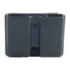 The BLACKHAWK Double Magazine Pouch features injection molded Kydex for durability, adjustable retention, and fits both single-stack 1911 and high-capacity 9mm/.40 magazines.