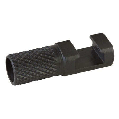 Enhance your shooting experience with the Uncle Mike's 2450 Hammer Extension, featuring a knurled surface for a secure grip and easy cocking on external-hammer rifles.