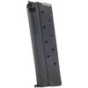 High-quality 1911 9MM magazines in blued carbon or stainless steel, featuring reliable feeding, removable base for easy cleaning, and optional increased capacity.
