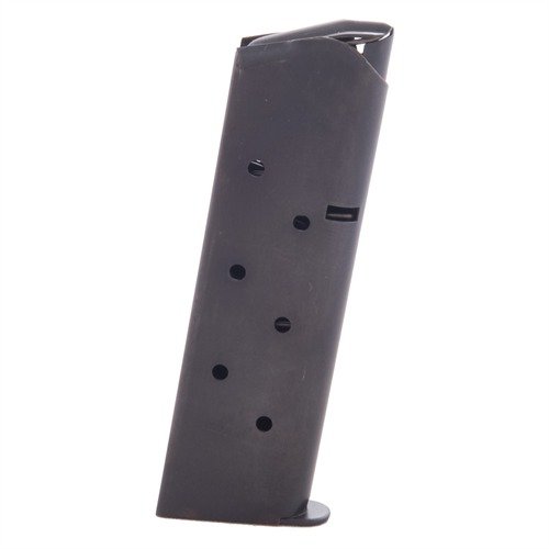 High-quality Metalform 1911 magazines in blued carbon or stainless steel, featuring reliable feeding, various follower options, and durable welded bases.