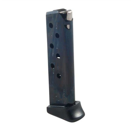 The MEC-GAR WALTHER PPK/S .380 ACP magazine is crafted from durable carbon steel, TIG welded, and heat treated for reliability, offering a 7-round capacity.