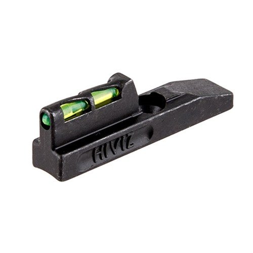 The HIVIZ LITEWAVE front sight for Ruger® 22/45 Lite offers enhanced durability, maximum light gathering, and includes interchangeable LitePipes in red, green, and white.