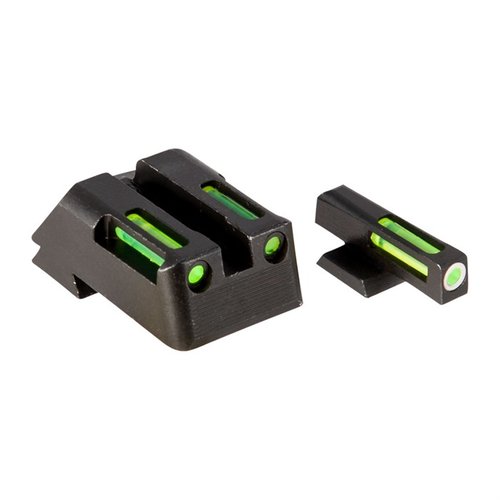 HIVIZ LiteWave H3™ sights feature bright green Tritium and orange ring for fast target acquisition, ensuring visibility in any light with intuitive 3-dot design.