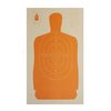 Enhance your shooting skills with National Target B-34 orange targets, designed for precision practice with clear scoring rings and durable paper construction.