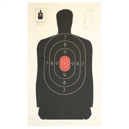 Enhance your shooting skills with NATIONAL TARGET B-34 Black Targets, featuring precise scoring rings and durable paper for consistent practice.