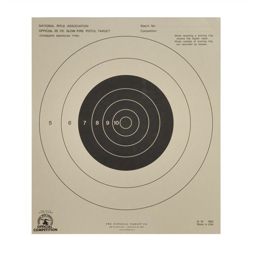 The B-16 25-Yard Special Slow Fire Target offers a versatile shooting experience, featuring a clear 5½