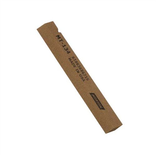 The Norton MT-134 Diamond India Stone offers superior cutting, perfect for lapping and honing in tight spaces, making it essential for any gunsmith.