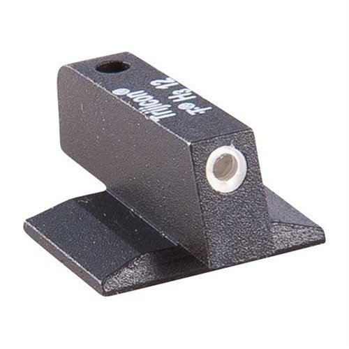 Enhance your shooting with Novak's TARGET RING TRITIUM FRONT SIGHT, featuring a bright Tritium dot, easy adjustments, and durable roll-pinned design.