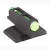 Enhance your aim with Novak's Fiber Optic Front Sight in green, featuring superior light gathering for bright visibility in low-light conditions.
