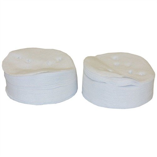 Otis All Caliber Cleaning Patches are 100% cotton, reusable up to 6 times, and designed for effective 360-degree cleaning of firearms from .22 to 12/10 gauge.