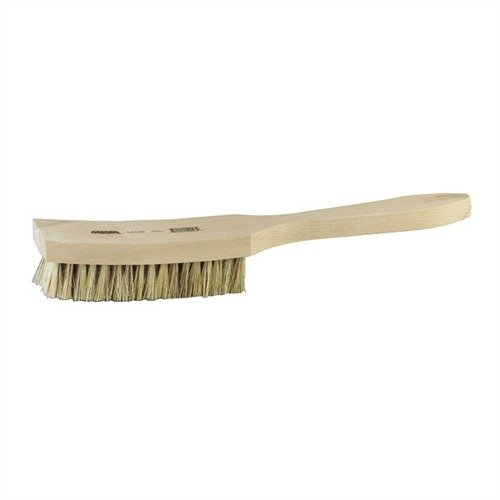 The Osborn Manufacturing Rinse Tank Brush features natural fiber bristles, perfect for effective cleaning in rinse tanks, ensuring a smoother bluing process.