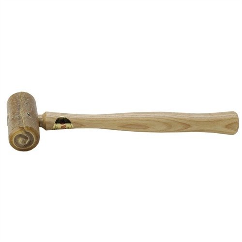 The C.S. Osborne Rawhide Mallet No. 1 offers a soft touch for wood and metal, perfect for inletting and lapping without marring surfaces.