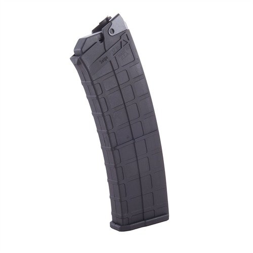 The PRO MAG Saiga 12 Gauge 10-Round Magazine is lightweight, made from reinforced injection-molded polymer, and ensures reliable feeding for competitive shooting.
