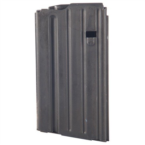 The PRO MAG AR .308 20RD Magazine is built from rugged steel, ensuring reliability in harsh conditions, with a self-lubricating follower for smooth feeding.