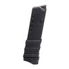 Enhance your Glock G43 with durable 10-round polymer magazines, featuring a steel insert and heat-treated spring for reliable performance and extended shooting time.