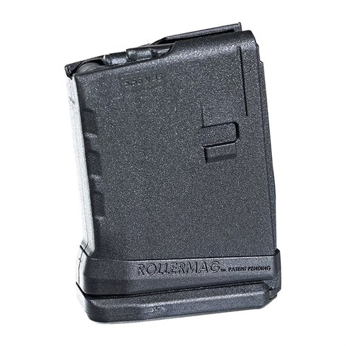 The PRO MAG AR-15 Roller Follower Magazine ensures smooth feeding, reduces misfeeds with its anti-tilt design, and features durable Zytel polymer construction.