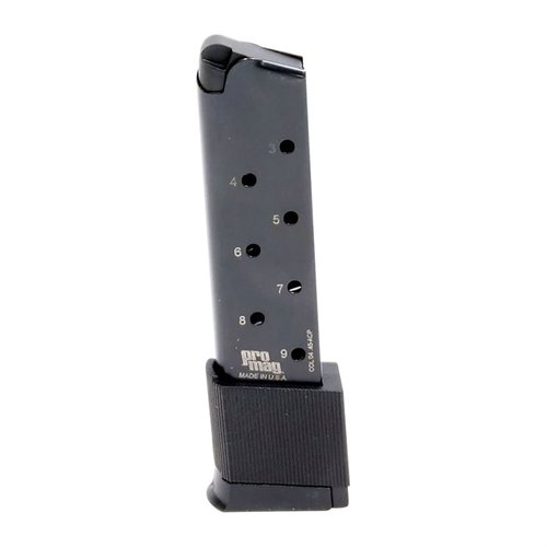 Enhance your 1911 Government Model® .45 ACP with Pro Mag's durable 10-round steel magazine, featuring heat-treated construction and reliable performance.