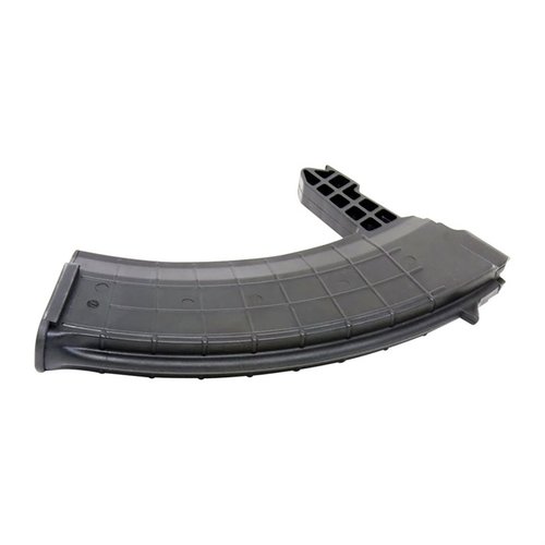 Enhance your SKS carbine with this durable 30-round polymer magazine, featuring a reliable spring and injection-molded follower for optimal performance.
