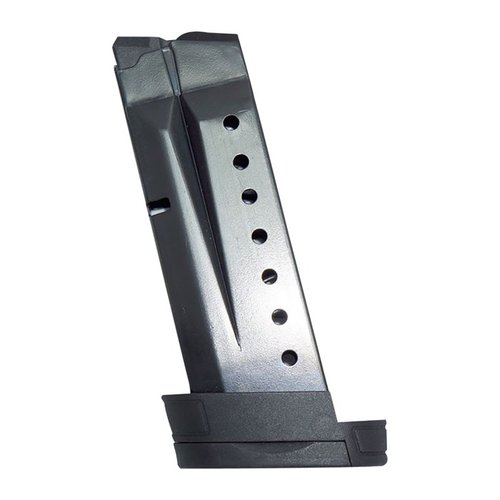 Enhance your Smith & Wesson M&P Shield with Pro Mag's steel magazines, offering 8, 9, or 10-round capacities, corrosion resistance, and reliable performance.
