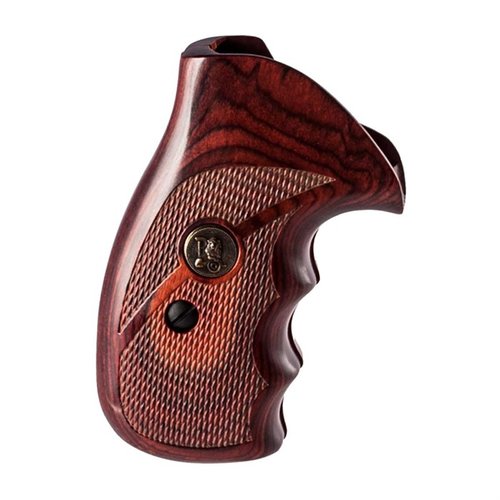 Upgrade your S&W K,L Frame with Pachmayr Renegade Wood Laminate Grips for enhanced grip, aesthetics, and durability—no fitting required.