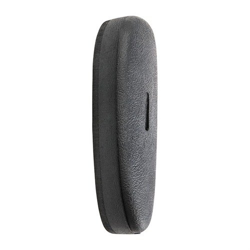 Enhance your fine gun's elegance with the PACHMAYR OLD ENGLISH RECOIL PAD, featuring smooth sides, rounded edges, and a solid black leather face.