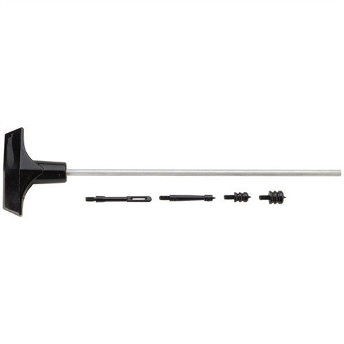 HOPPES cleaning rods offer durable aluminum and steel construction, featuring a swiveling handle, standard 8-32 thread, and jags for versatile caliber cleaning.