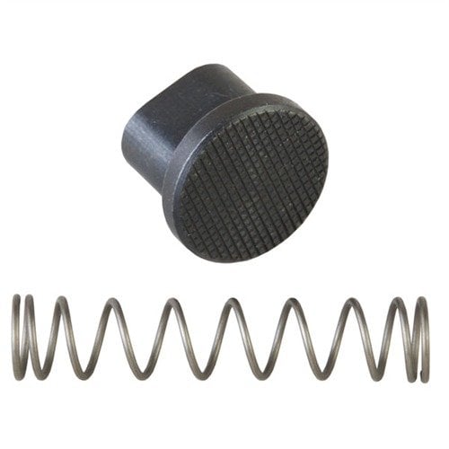 Upgrade your AR-15/M16 with the POWER CUSTOM Extended Oversized Magazine Release Button for quick reloads, featuring a checkered design for slip resistance.