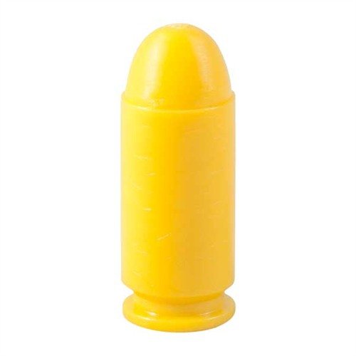 SAF-T-TRAINERS dummy rounds in bright yellow ensure no confusion with live ammo, perfect for Immediate Action training without duplicating weight or balance.