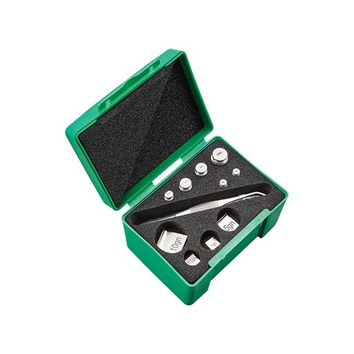 Ensure your scale's accuracy with the RCBS Deluxe Scale Check Weight Set, featuring a range of weights for precise measurements in handloading and sorting.