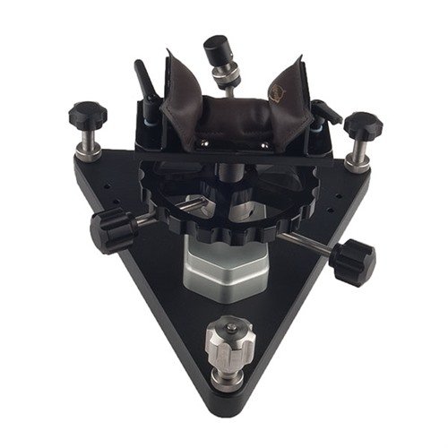 The Sinclair Competition Shooting Rest offers a heavy, stable base, effortless windage adjustment, ambidextrous design, and compatibility with various front bags.