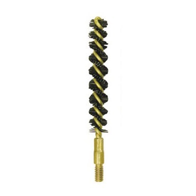 The Sinclair Nylon Rifle Brush features oversized, stiff bristles for superior scrubbing, resistant to ammonia and oil cleaners, ensuring a clean bore every time.
