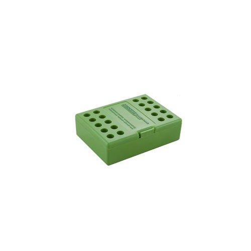 The Redding Plastic Die Box offers durable storage for your reloading dies, keeping them organized and protected while ensuring easy access during your shooting preparations.